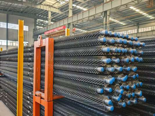 Труба с оребрением из нержавеющей стали для теплоотвода котла