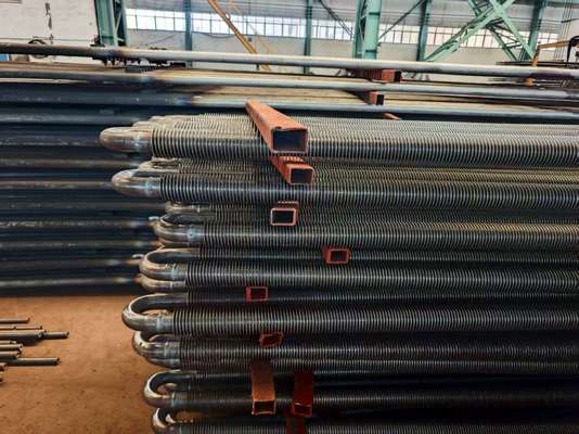 Специализированный котел спиральная лопатка трубка углеродистая сталь высокочастотная сварка высокая эффективность