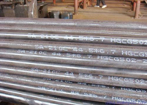 Труба теплообменного аппарата перегревателя экономизатора SA210C холодная - нарисованный
