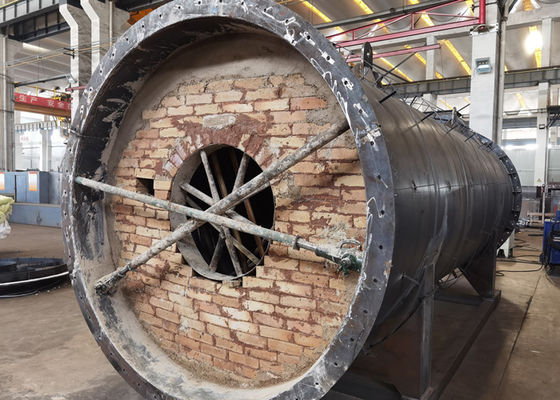 Газ 1.25MPA ASME вертикальный увольнял боилер Combi затягивая расположение трубки