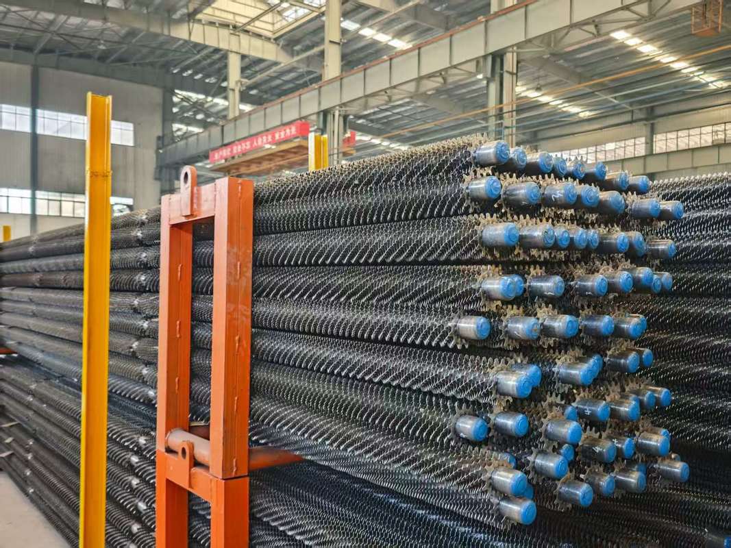 Труба с оребрением из нержавеющей стали для теплоотвода котла